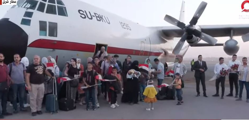 إجلاء ٩٠٤ مواطناً مصرياً من السودان حتى الآن