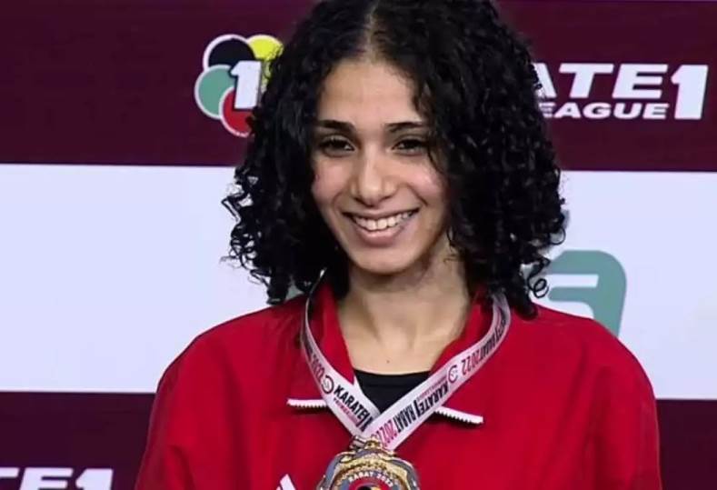 ريم سلامة تتوج بذهبية الدورى العالمي للكاراتيه في اليابان