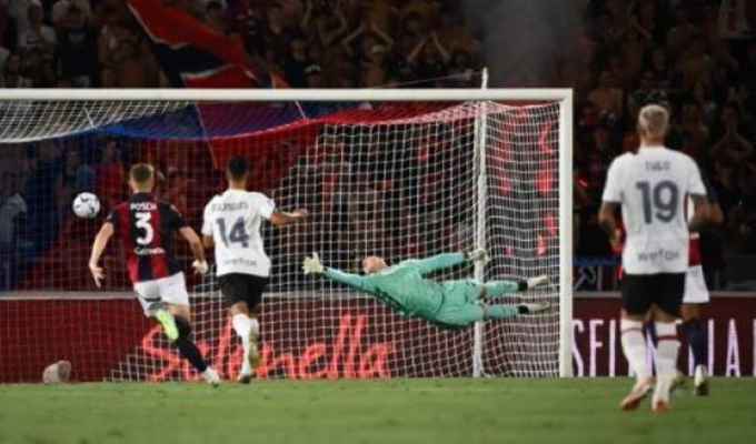 ميلان يفوز علي بولونيا 2-0 في الدوري الإيطالي