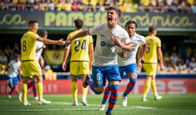 برشلونة يفوز على فياريال 4-3 بالدوري الإسباني