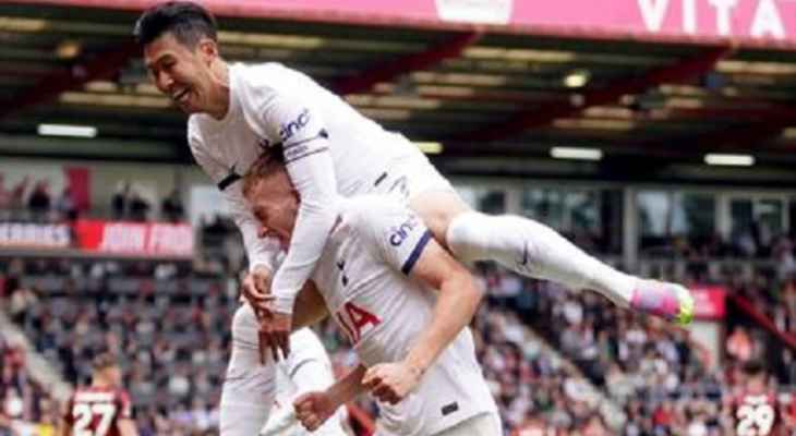 توتنهام يفوز على كريستال بالاس 2-1 ويعزز صدارته للدوري الإنجليزي