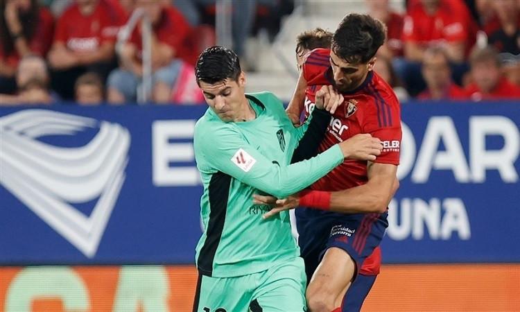 أتلتيكو مدريد يفوز على أوساسونا 2-0 في الدوري الإسباني