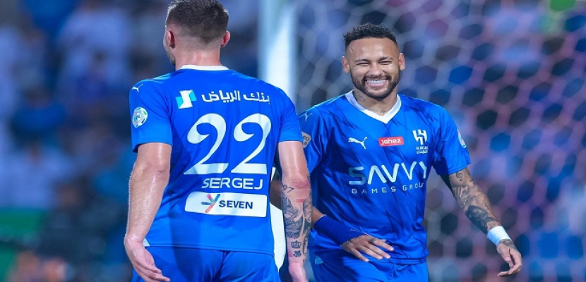 نيمار يتصدر قائمة الهلال السعودي الآسيوية