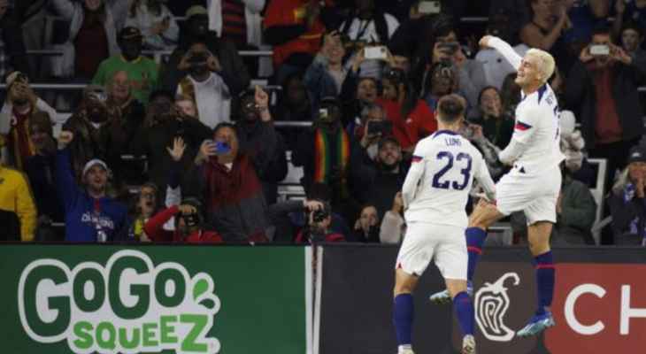 الولايات المتحدة تكتسح غانا 4-0 ودياً