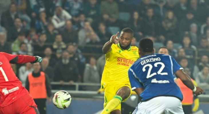 نانت يفوز علي ستراسبورج 2-1 في الدوري الفرنسي