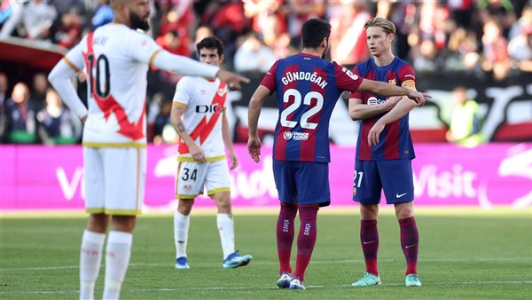برشلونة يتعادل مع رايو فاليكانو 1-1 في الدوري الإسباني