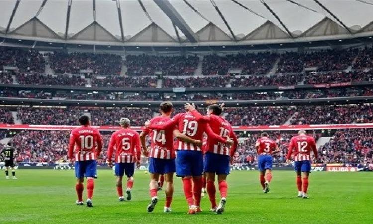 أتلتيكو مدريد يفوز على الميريا 2-1 في الدوري الإسباني