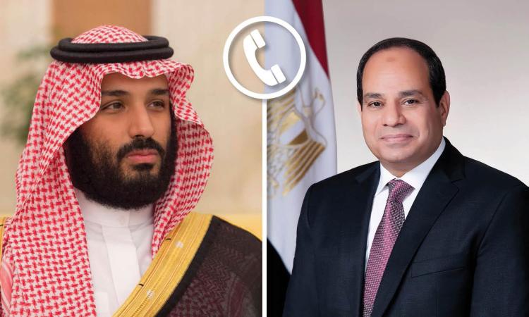 الرئيس السيسي يتلقى اتصالا من ولي العهد السعودي للتهنئة على إعادة الانتخاب لفترة رئاسية جديدة