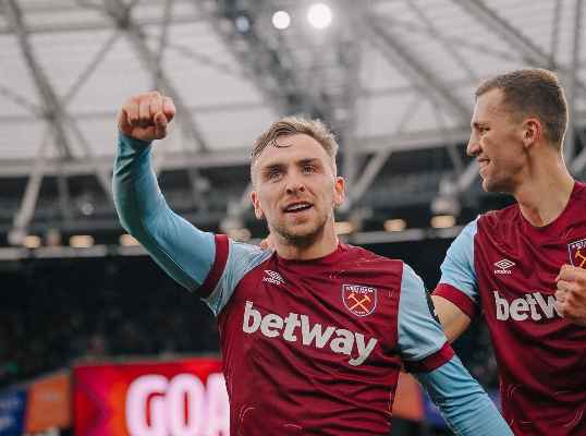 وست هام يفوز علي مانشستر يونايتد 2-0 في الدوري الإنجليزي