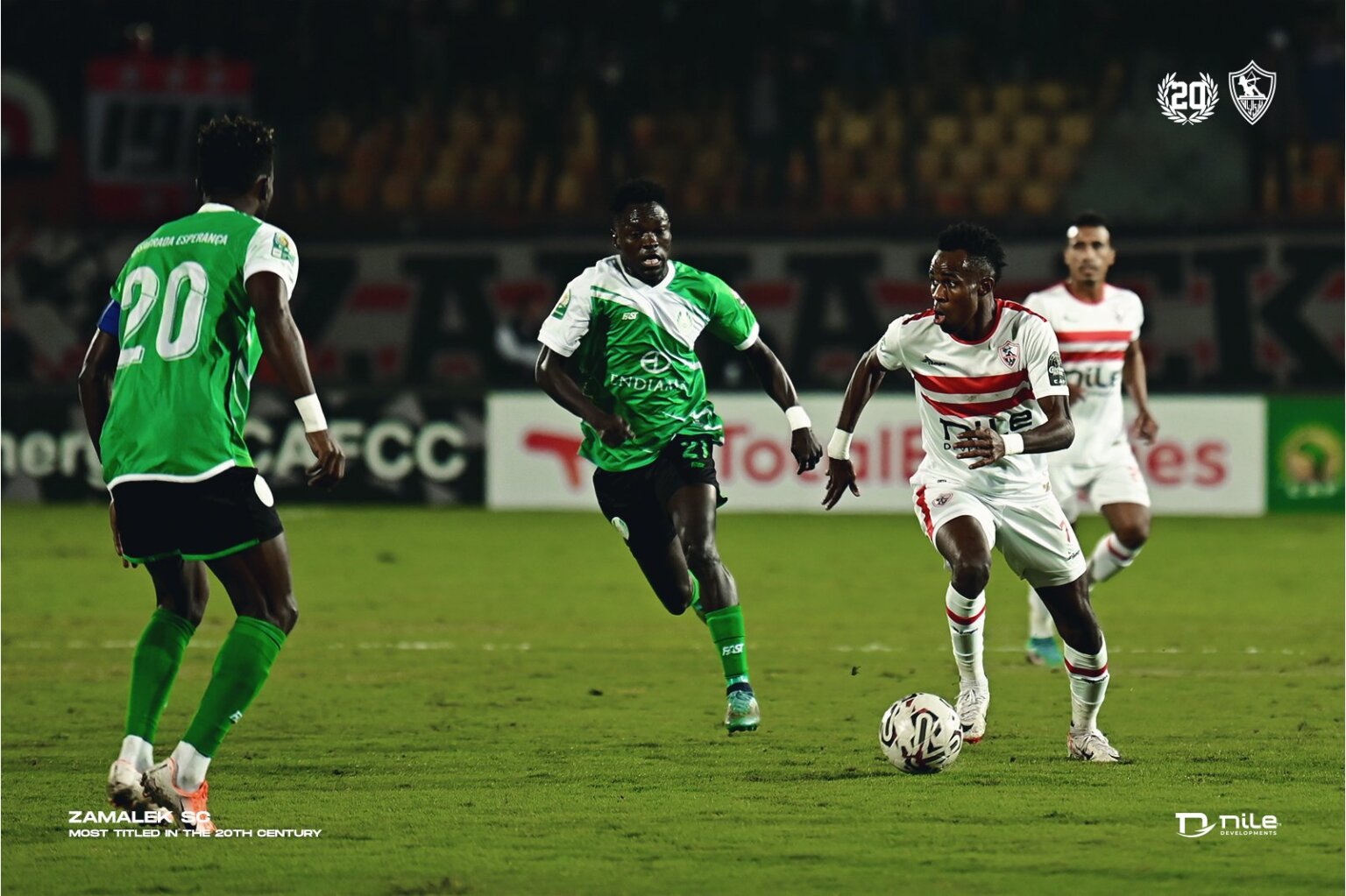 الزمالك يتعادل مع ساجرادا الأنجولي ويتأهل لربع نهائي الكونفدرالية الأفريقية