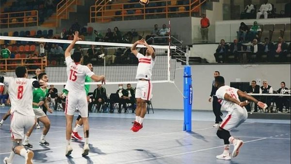 الزمالك يفوز على الجيش فى بطولة الدوري للكرة الطائرة