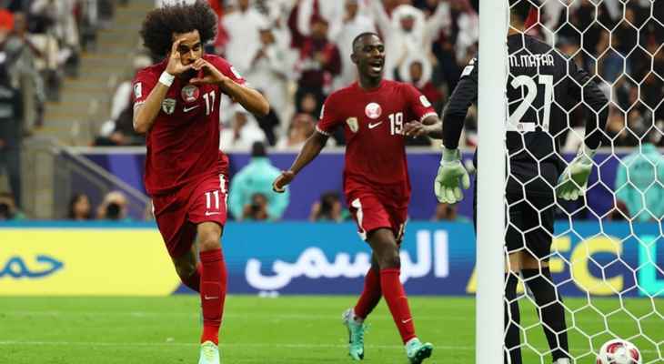 قطر تفوز على لبنان 3-0 فى افتتاح كأس آسيا 2023