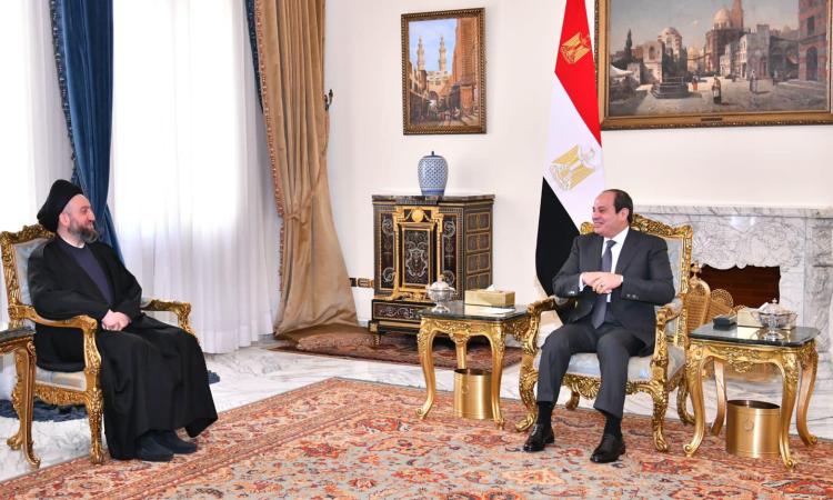 الرئيس السيسي يؤكد دعم مصر الثابت والراسخ لأمن واستقرار العراق