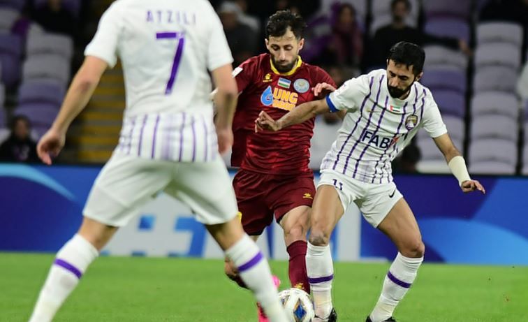 العين يهزم ناساف الأوزبكي 2-1 ويحجز مكانه في ربع نهائي أبطال آسيا