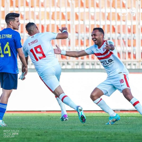 الزمالك يفوز على أبو سليم الليبي ويتأهل رسمياً لربع نهائي كأس الكونفدرالية