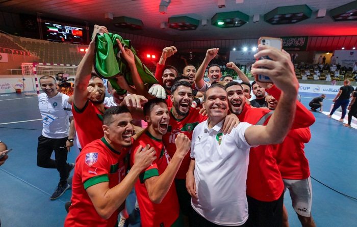 المنتخب المغربي يتوج بكأس أمم أفريقيا لكرة الصالات لثالث مرة في تاريخه