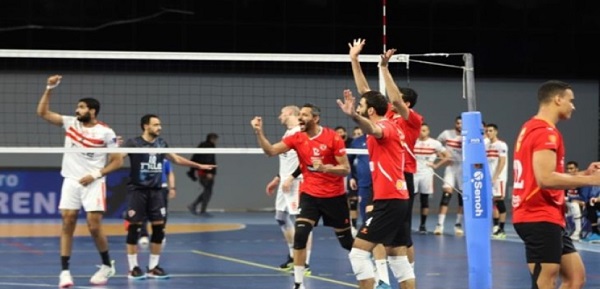 الأهلي يكرر فوزه على الزمالك ويتوج بلقب دوري رجال الكرة الطائرة