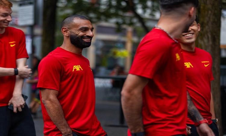 ليفربول يؤدي أول مران في أمريكا بمشاركة محمد صلاح