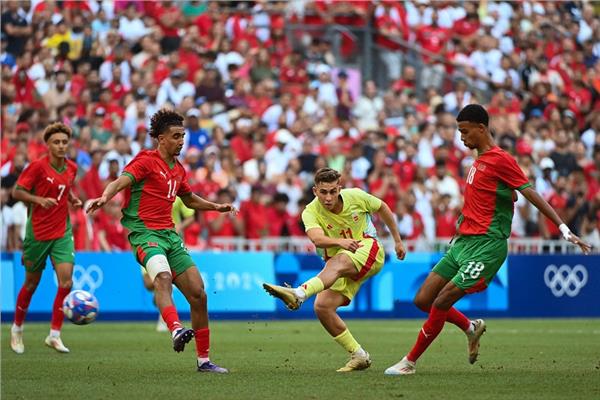 إسبانيا تفوز علي المغرب 2-1 وتتأهل لنهائي دورة الألعاب الأولمبية