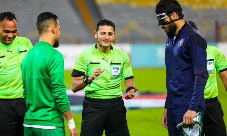 وائل فرحان حكماً لمباراة الأهلي وسموحة في الدوري