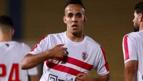 ناصر منسي يسجل هدف التعادل لـ الزمالك أمام الأهلي