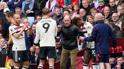 مانشستر يونايتد يواصل نتائجه الباهتة ويتعادل مع أستون فيلا بالدوري الإنجليزي