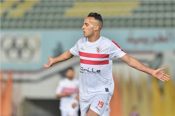 ناصر منسي يتقدم بهدف مبكر للزمالك أمام الجونة