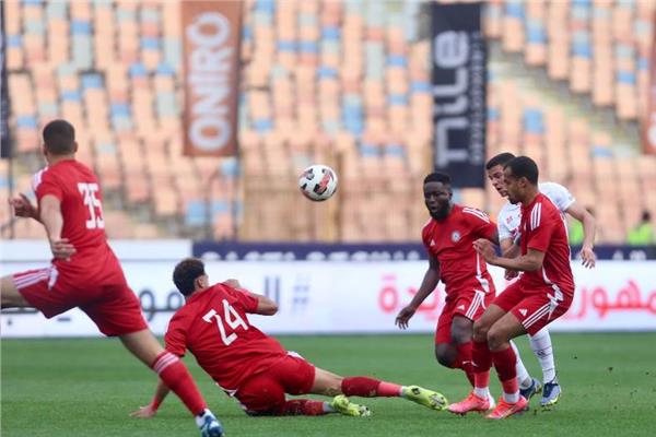 الزمالك يتقدم علي حرس الحدود 3-1 في الشوط الأول