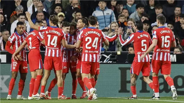 أتلتيكو مدريد يفوز علي فالنسيا 3-0 في الدوري الإسباني