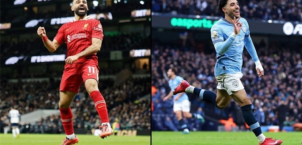 ليفربول يتحدى مان سيتى فى أول مواجهة بين صلاح ومرموش بالدورى الإنجليزى