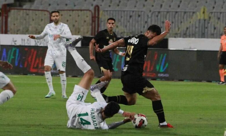الزمالك يتعادل مع المصري ويبتعد عن المنافسة على قمة الدوري