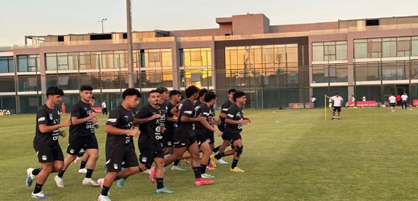 منتخب الشباب يختتم تدريباته اليوم استعدادًا للمواجهة الثانية أمام الكويت