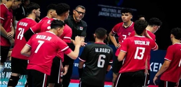 منتخب شباب الطائرة يخسر 3 - 0 من إيران فى بطولة العالم بأوزبكستان