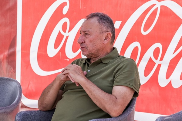 الخطيب يحضر مران الأهلي قبل مواجهة بيراميدز في الدوري