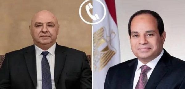 الرئيس السيسى يؤكد دعم مصر الراسخ لسيادة لبنان وسلامة ووحدة أراضيه