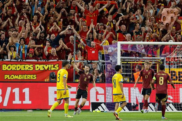 بلجيكا تكتسح كازاخستان 6-0 في تصفيات أوروبا لكأس العالم