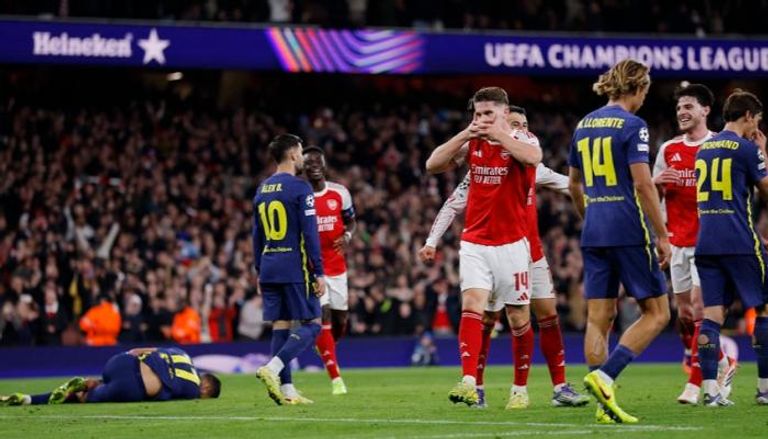 أرسنال يكتسح أتلتيكو مدريد 4-0 في دوري أبطال أوروبا