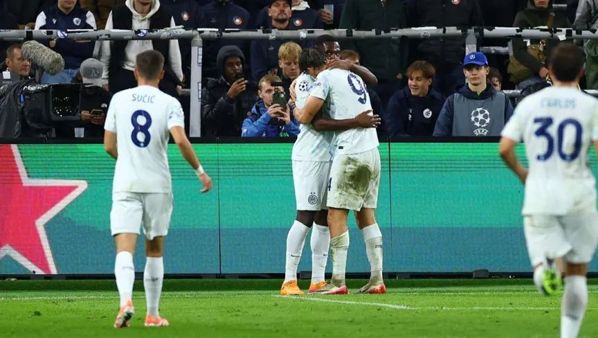 إنتر ميلان يفوز على سان جيلواز 4-0 في دوري أبطال أوروبا
