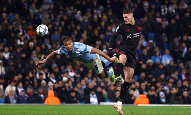 ليفركوزن يفوز على مانشستر سيتي 2-0 في دوري أبطال أوروبا