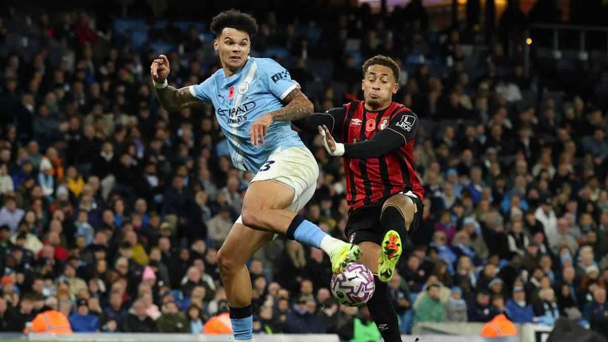 مانشستر سيتي يفوز على بورنموث 3-1 في الدوري الانجليزي