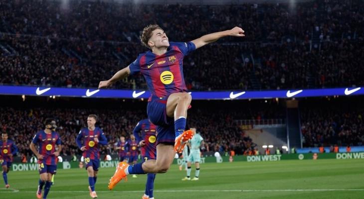 برشلونة يفوز على بلباو 4-0 على ملعبه كامب نو