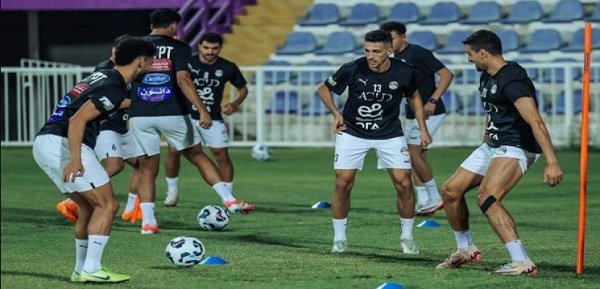 منتخب مصر يختتم تدريباته اليوم لمواجهة كاب فيردى فى دورة العين الودية