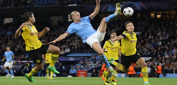 مانشستر سيتى يستضيف دورتموند فى قمة دورى أبطال أوروبا