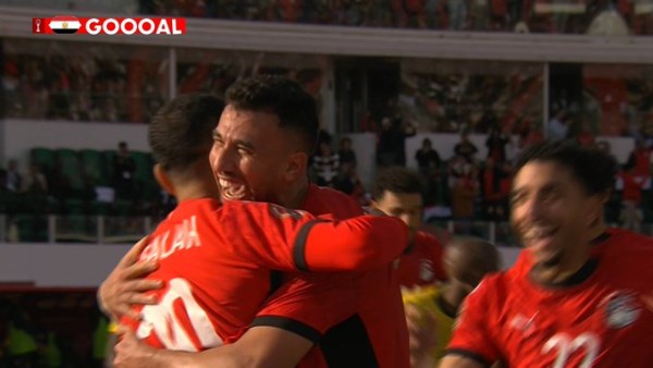 منتخب مصر يتقدم علي جنوب أفريقيا 1-0 في الشوط الأول بكأس الأمم