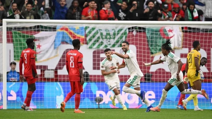 منتخب الجزائر يفوز على السودان 3-0 في أمم أفريقيا