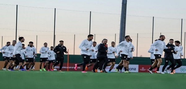 منتخب مصر يواصل تدريباته استعدادًا لضربة البداية أمام زيمبابوى فى أمم أفريقيا
