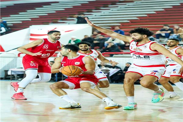 الأهلي يفوز علي الزمالك في الثانية الأخيرة من دوري كرة السلة