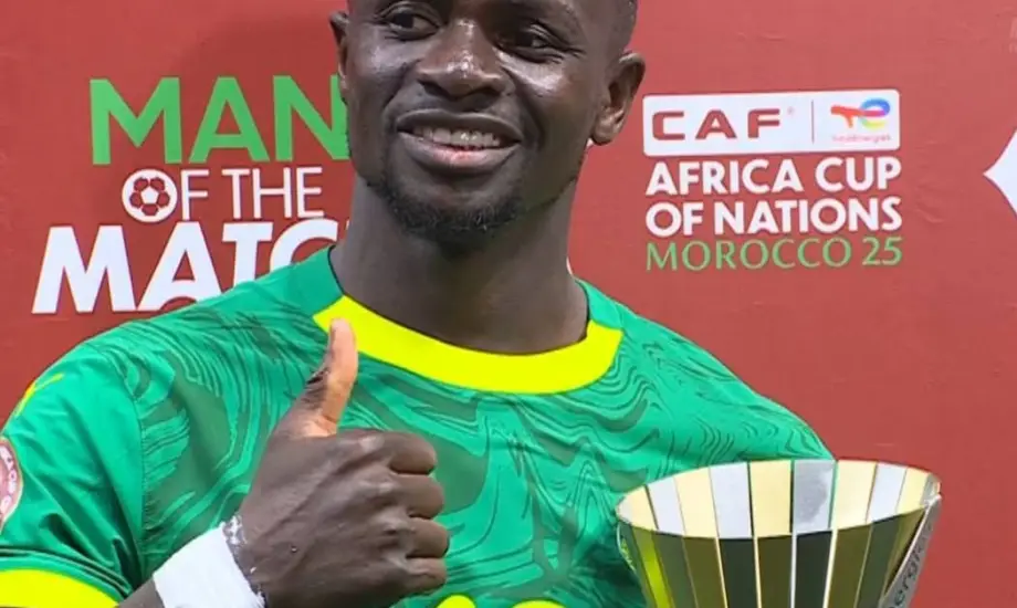 ساديو ماني يحصد جائزة أفضل لاعب في مباراة مصر والسنغال