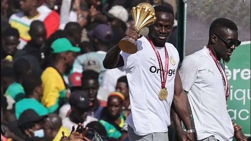 الجماهير السنغالية تحتشد لاستقبال أبطال أفريقيا 2025