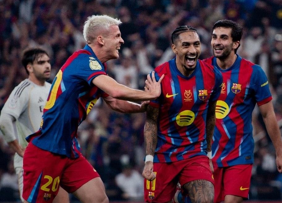 برشلونة يتوج بالسوبر الإسباني على حساب ريال مدريد